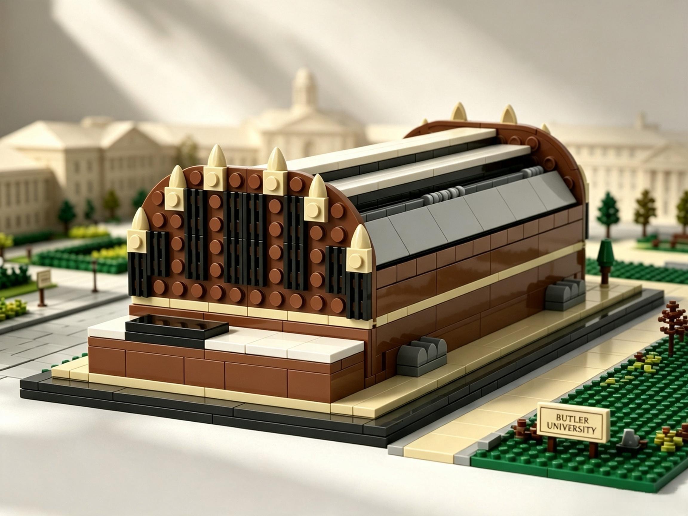 Butler University custom brick model
