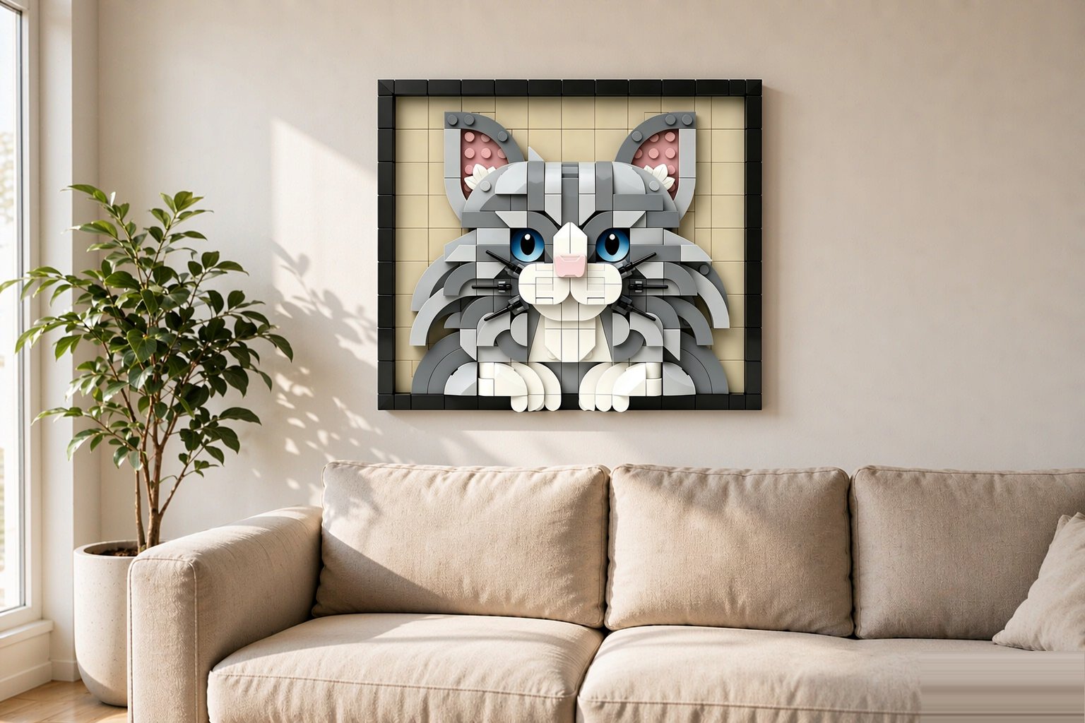Maine Coon Cat Mural 3