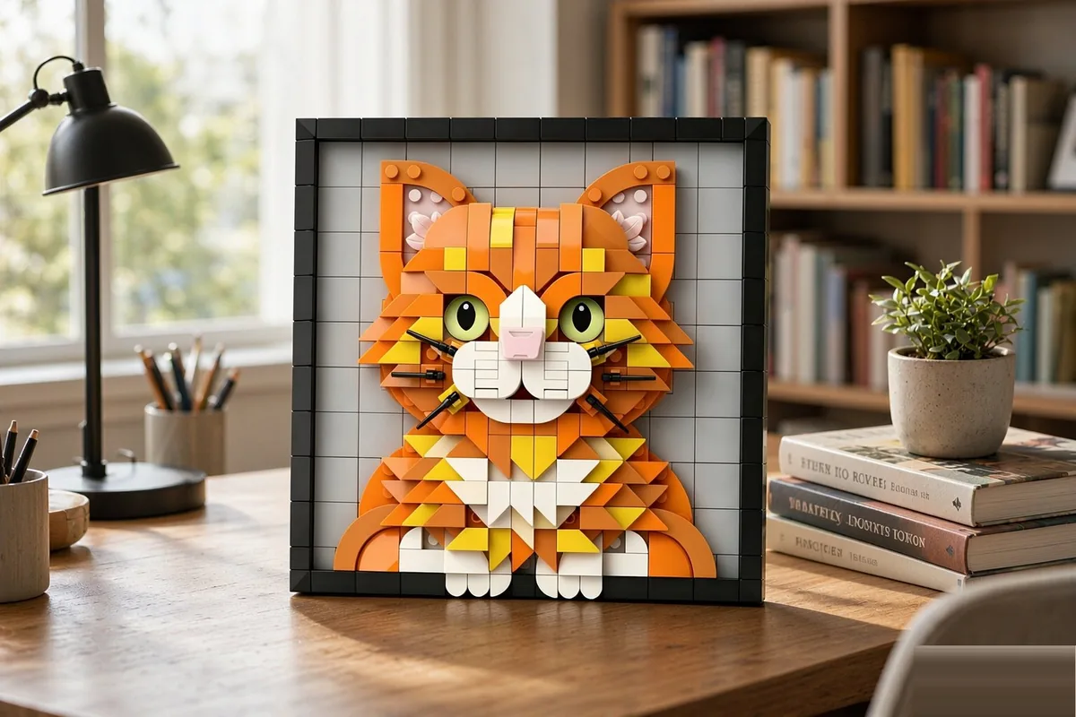 Orange Tabby Cat Mural 2