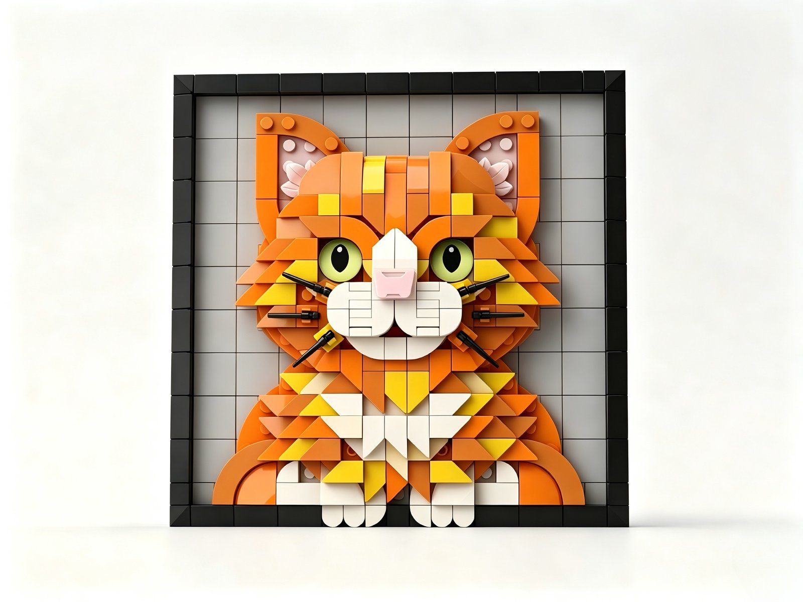 Orange Tabby Cat Mural