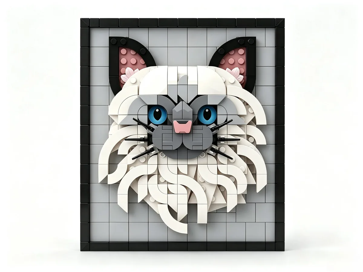 Ragdoll Cat Mural