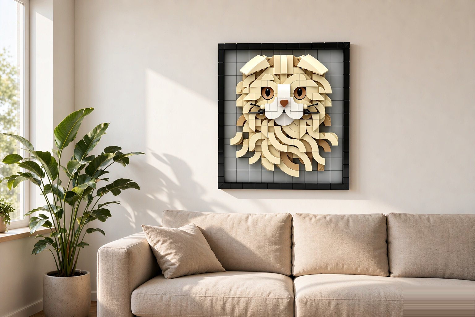 Scottish Fold Cat Mural 3