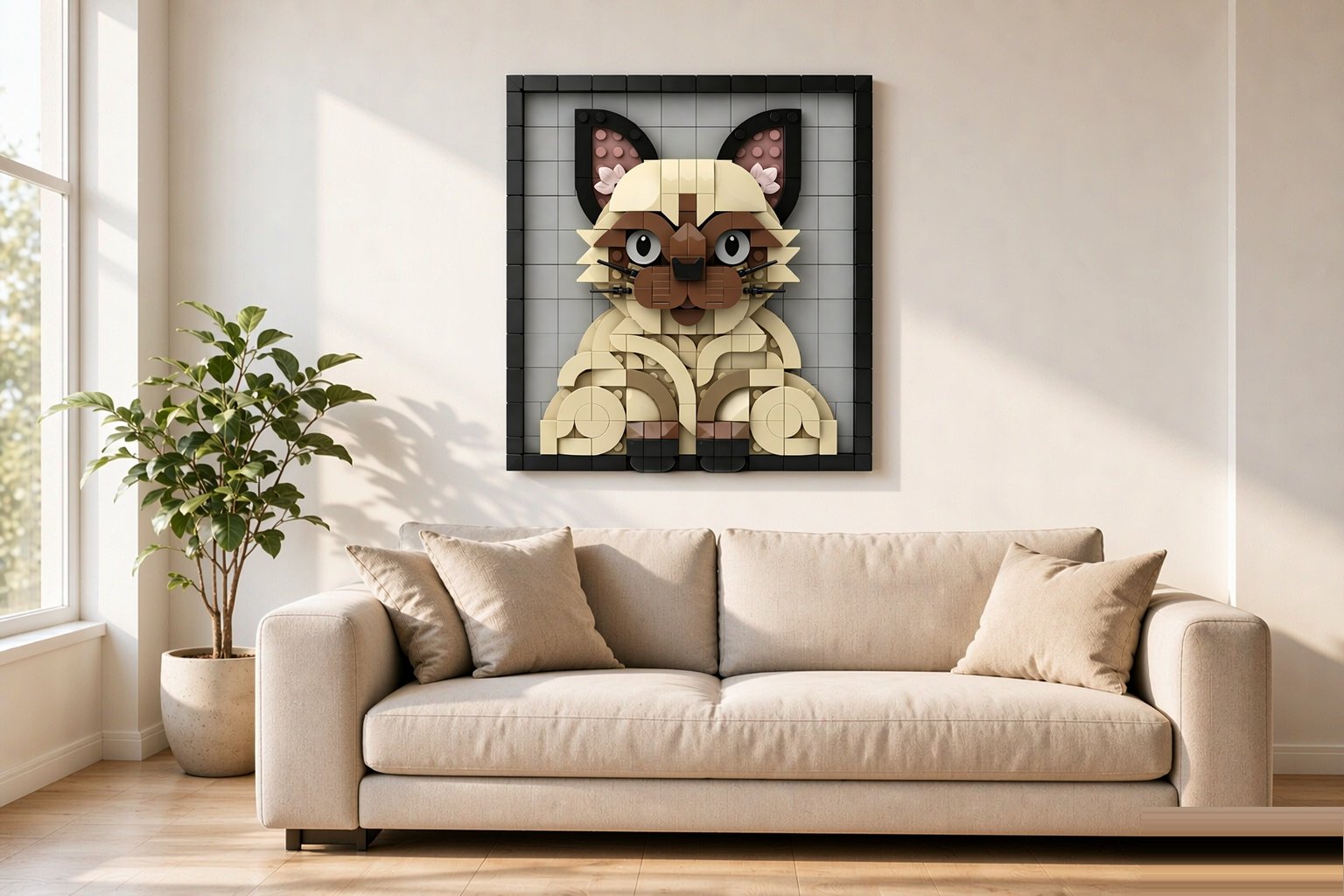 Siamese Cat Mural 3