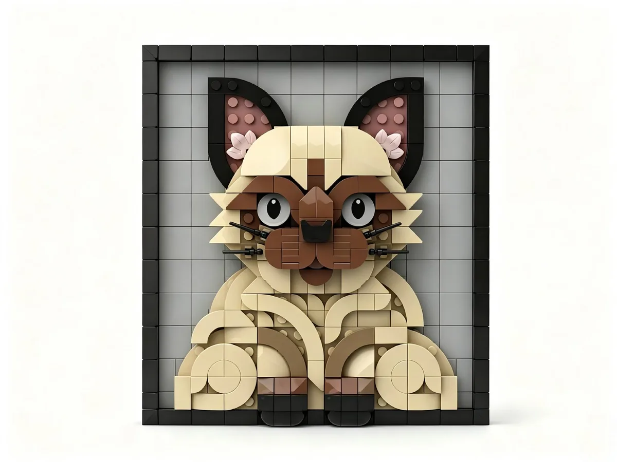 Siamese Cat Mural