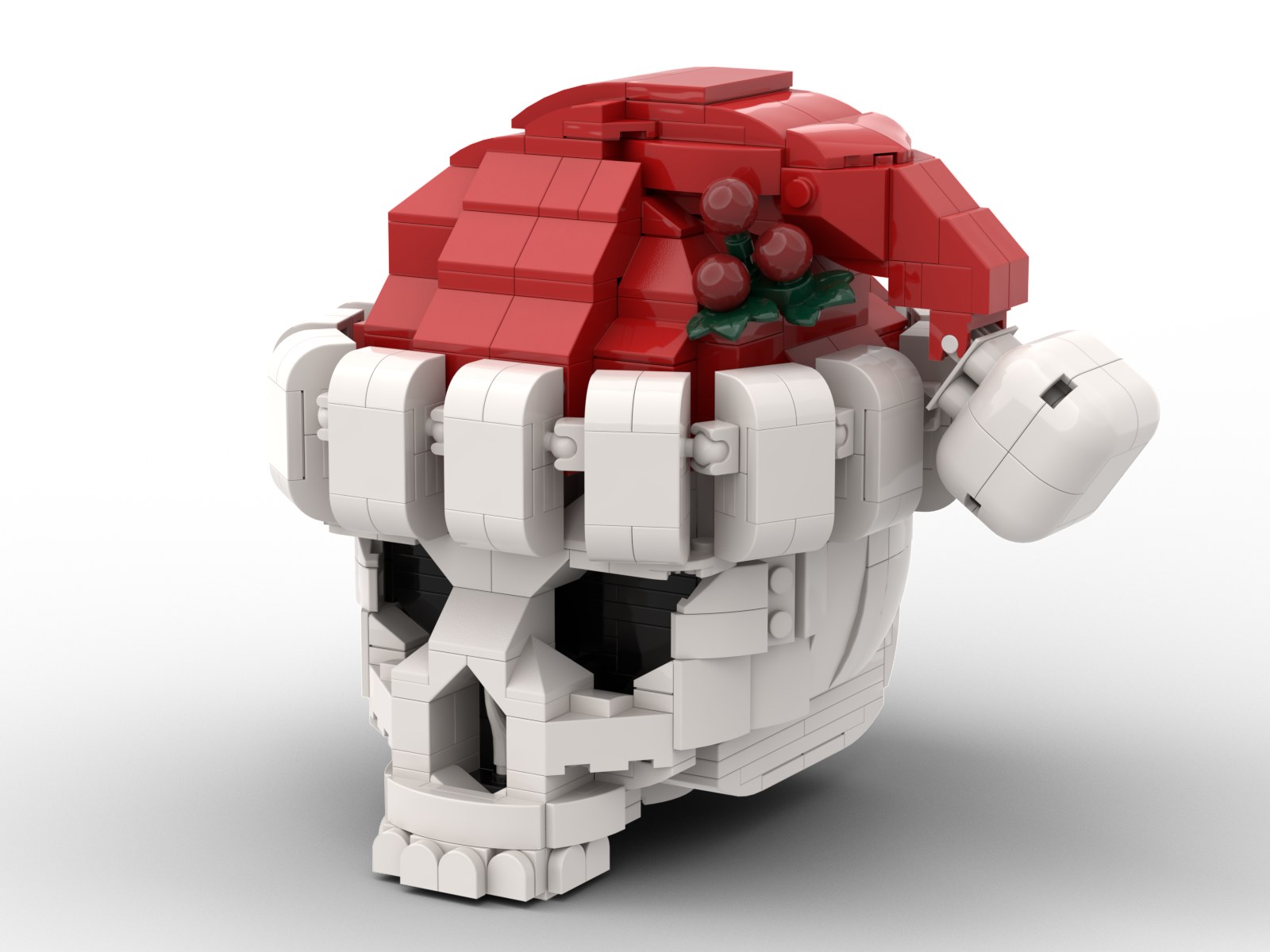 Christmas Hat Skull 2