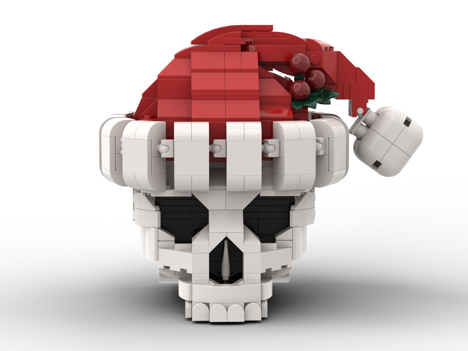 Christmas Hat Skull